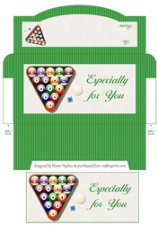 Pool Table Cash Envelope