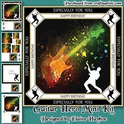 Guitar Hero Birthday Mini Kit