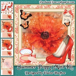 Summer Poppy Birthday Mini Kit
