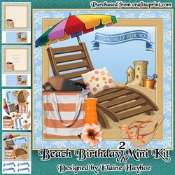 Beach Birthday 2 Mini Kit