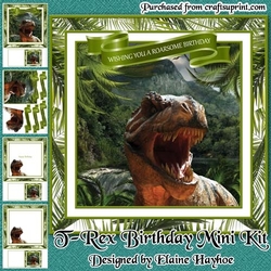 T-Rex Birthday Mini Kit