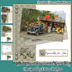Old Gas Station Mini Kit