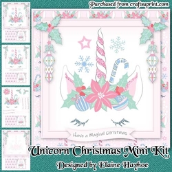 Unicorn Christmas Mini Kit