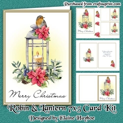Robin & Lantern 5x7 Card Kit