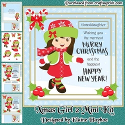 Xmas Girl 2 Mini Kit