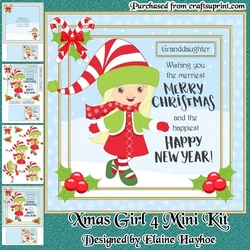 Xmas Girl 4 Mini Kit