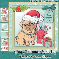 Pug Christmas Mini Kit