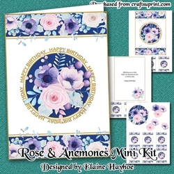 Rose and Anemones Mini Kit