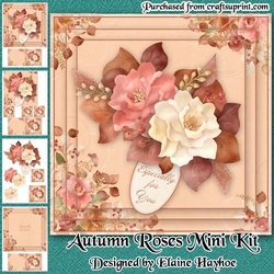 Autumn Roses Mini Kit