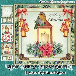 Robin Bells & Bows 8x8 Mini Kit