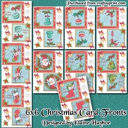 6x6 Christmas Cardfronts Bumper Kit