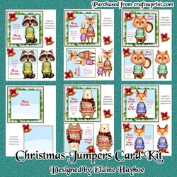 Christmas Jumpers Card Kit