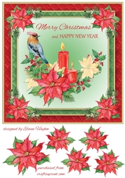 Christmas Bird Card Front