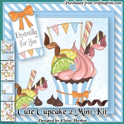 Cute Cupcake 2 Mini Kit