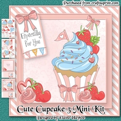 Cute Cupcake 3 Mini Kit