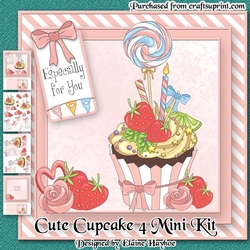Cute Cupcake 4 Mini Kit