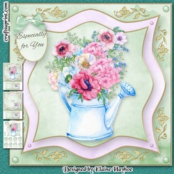 Watering Can Posy Mini Kit