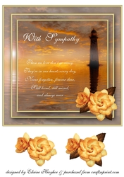 Sympathy card Front