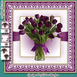 Purple Tulips Mini Kit