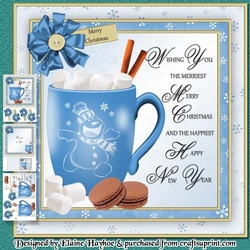 Blue Snowman Mug Mini Kit