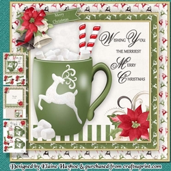 Green Reindeer Mug Mini Kit