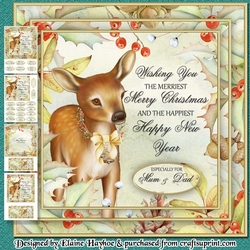 Woodland Deer Christmas Mini Kit