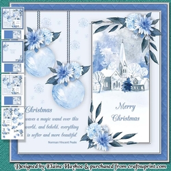 Blue Christmas Mini Kit
