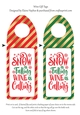 Wine is Calling Wine Bottle Tags
