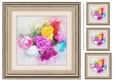 Floral Roses 8x8 Card Front / Topper