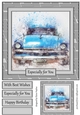 Car 1 8x8 Card Front Topper