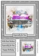 Car 2 8x8 Card Front Topper