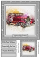 Car 4 8x8 Card Front Topper