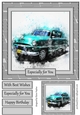 Car 7 8x8 Card Front Topper