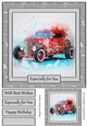 Car 10 8x8 Card Front Topper