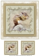 Chipmunk 8x8 Card Front Topper