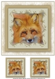 Fox 8x8 Card Front Topper