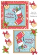 Stocking 6x6 Christmas Card Front