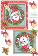 Santa 6x6 Christmas Card Front