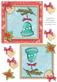 Bauble 3 6x6 Christmas Card Front