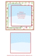Christmas Penguind 6x6 Insert