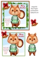 Christmas Jumper Squirrel Card Front