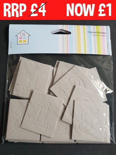Chipboard Alphabet - Contains 49 Letters