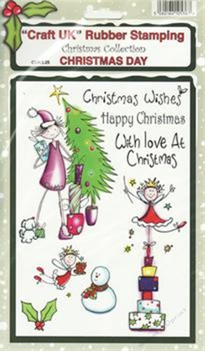 Christmas Day - Christmas Collection Rubber Stamp Sheet