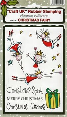 Christmas Fairy - Christmas Collection Rubber Stamp Sheet