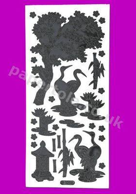 Black Oriental 3 19 Peel Offs