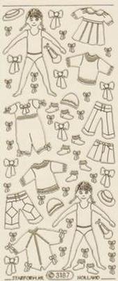 Girl and Clothes Gold 41