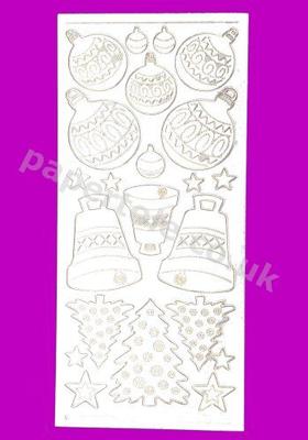 Gold Xmas Decorations - Bauble - Tree - Bell 43