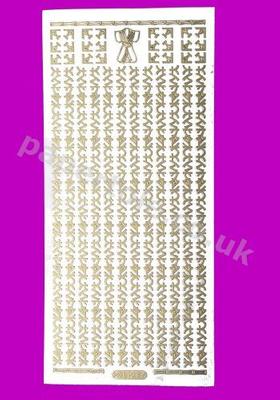 Gold Oriental Borders and Corners 178 Peel Offs