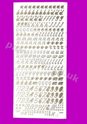 Italic Lower Case Letters and Numbers 186