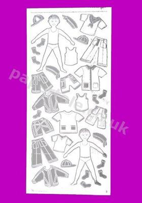 Boy and Clothes Silver 360